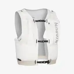 Decathlon Uniseks trailvest met flessenhouders voor wedstrijden 900 Race 5l wit aanbieding