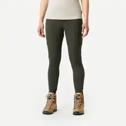 Decathlon Stevige dames legging voor trekking en backpacken Travel 500 aanbieding