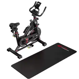 Decathlon Hometrainer met LCD Scherm, 8kg Vliegwiel + Vloermat aanbieding