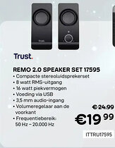 CompuDeals Remo 2.0 speaker set 17595 ITTRU17595 aanbieding