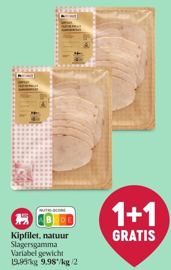 Delhaize Kipfilet, natuur aanbieding