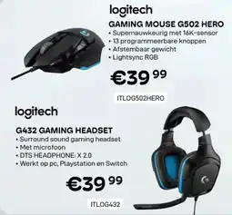 CompuDeals Logitech G432 gaming headset ITLOG432 aanbieding