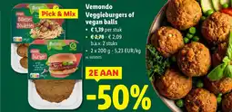 Lidl Veggieburgers of vegan balls aanbieding