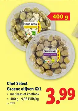 Lidl Groene olijven XXL aanbieding