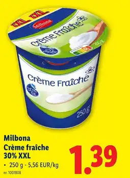 Lidl Crème fraîche 30% XXL aanbieding