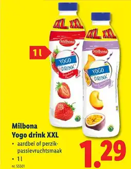 Lidl Yogo drink XXL aanbieding