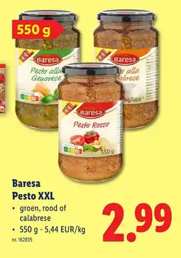 Lidl Pesto XXL aanbieding