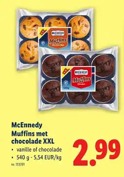 Lidl Muffins met chocolade XXL aanbieding
