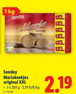 Lidl Mariakoekjes original XXL aanbieding