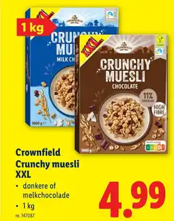 Lidl Crunchy muesli XXL aanbieding