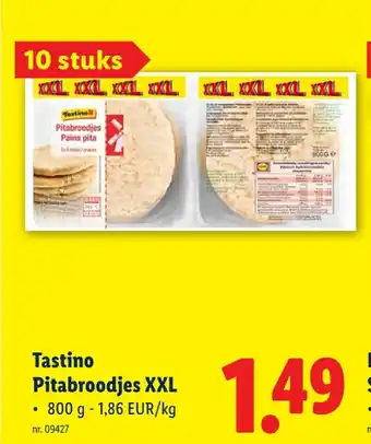 Lidl Pitabroodjes XXL aanbieding