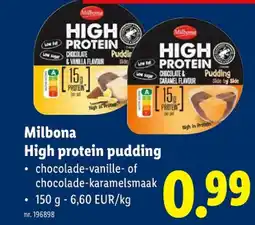 Lidl High protein pudding aanbieding
