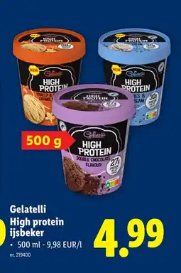 Lidl High protein ijsbeker aanbieding