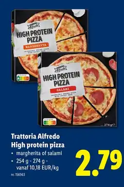 Lidl High protein pizza aanbieding