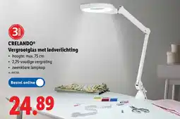 Lidl Vergrootglas met ledverlichting aanbieding
