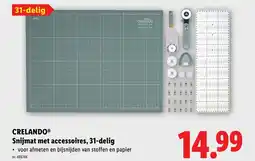 Lidl Snijmat met accessoires, 31-delig aanbieding