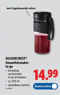 Lidl Smoothiemaker to go aanbieding