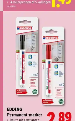 Lidl Permanent-marker aanbieding