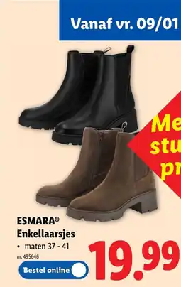 Lidl Enkellaarsjes aanbieding