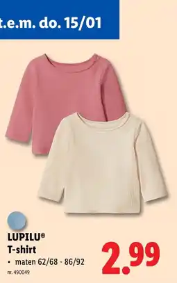 Lidl T-shirt aanbieding