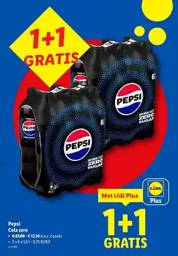 Lidl Cola zero aanbieding