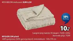 Jysk Myggblom Plaid aanbieding