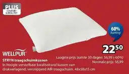 Jysk Stryn traagschuimkussen aanbieding