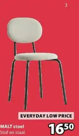 Jysk MALT stoel aanbieding