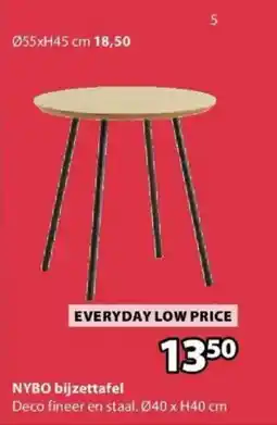 Jysk Nybo Bijzettafel aanbieding