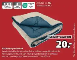 Jysk Bagn Sherpa Dekbed aanbieding
