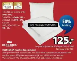 Jysk Besseggen Muskusdons Dekbed aanbieding