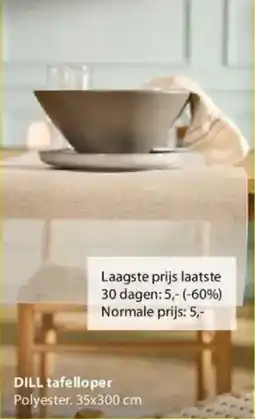 Jysk Dill Tafelloper aanbieding