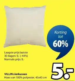 Jysk Villin sierkussen aanbieding