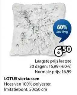Jysk Lotus Sierkussen aanbieding