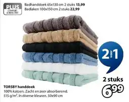 Jysk Torsby handdoek aanbieding