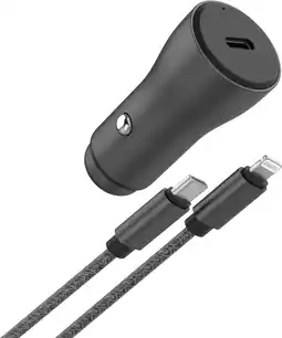 Krëfel 30 W USB C autolader met Lightning naar USB C-kabel aanbieding