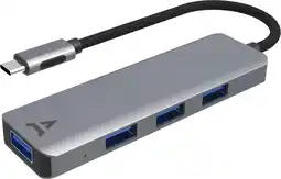 Krëfel 4x USB 3.0 A hub - Grijs aanbieding