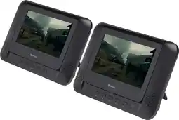 Krëfel Set van 2 draagbare DVD-spelers - MTW-793 - 7 inch aanbieding