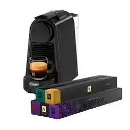 Krëfel Nespresso Koffiemachine Essenza Mini Zwart EN85.B + 50 Capsules aanbieding