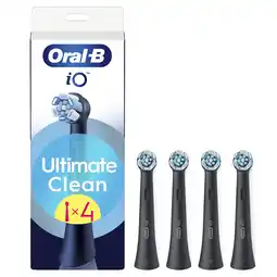 Krëfel Opzetborstel ORAL-B IO Ultimate clean zwart - 4st aanbieding