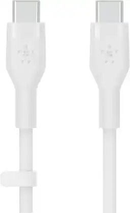 Krëfel BOOST↑CHARGE Flex USB C-kabel - 2 m. - Wit aanbieding