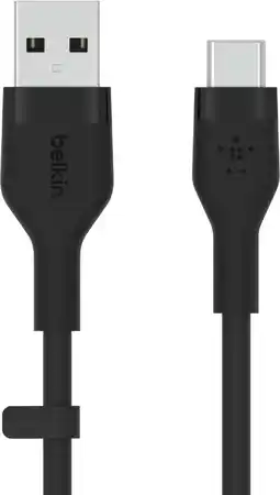 Krëfel BOOST↑CHARGE Flex USB C naar USB A-kabel - 2 m. - Zwart aanbieding