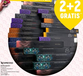 Delhaize Nespresso Koffiecapsules aanbieding