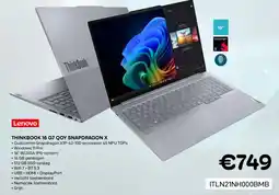 CompuDeals Lenovo Thinkbook 16 g7 QOY Snapdragon X aanbieding
