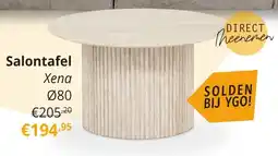 YGO Salontafel Xena aanbieding