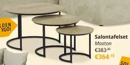YGO Salontafelset Maxton aanbieding
