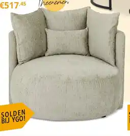 YGO Fauteuil Rasta aanbieding