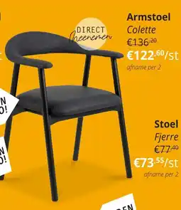 YGO Armstoel Colette aanbieding