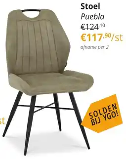 YGO Stoel Puebla aanbieding