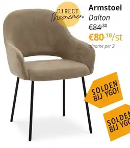 YGO Armstoel Dalton aanbieding